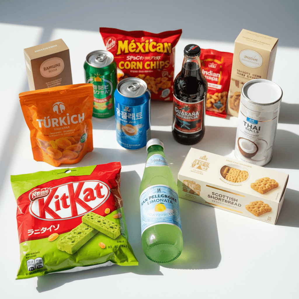 Premium exotic snacks collection